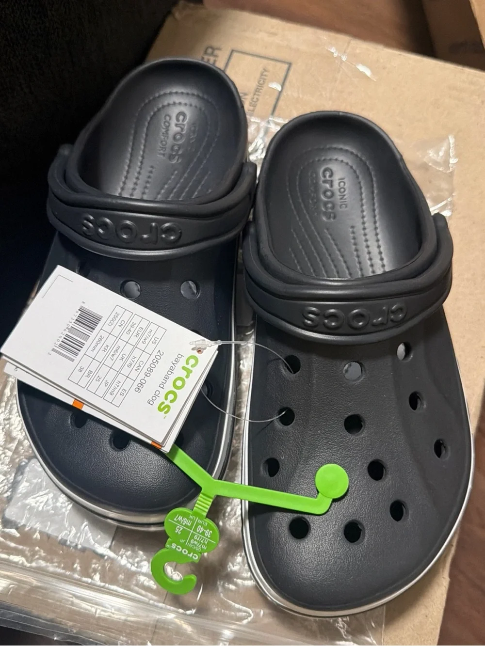 Crocs Unisex Bayaband Clog Slip-On Comfortable All Color, Size 7M / 9W